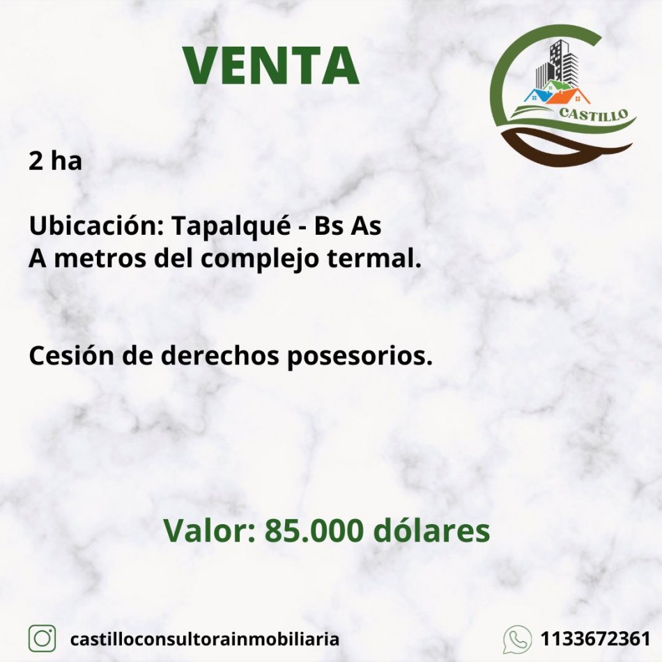 Lote 2 ha - Tapalque