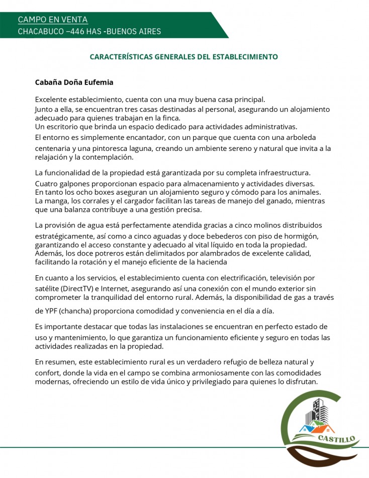 446 ha Mixtas - Chacabuco