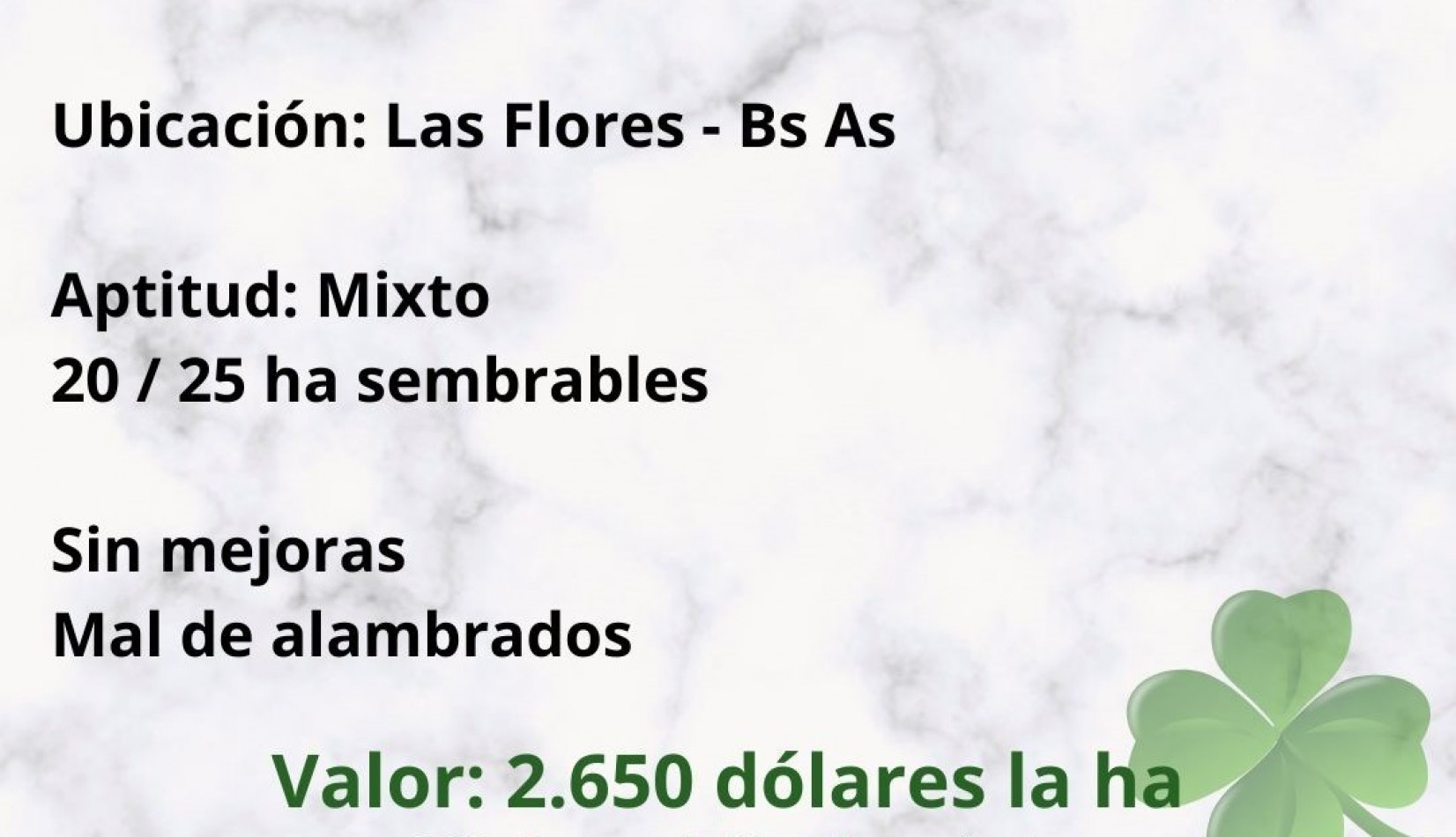 60 ha MIxtas - las flores