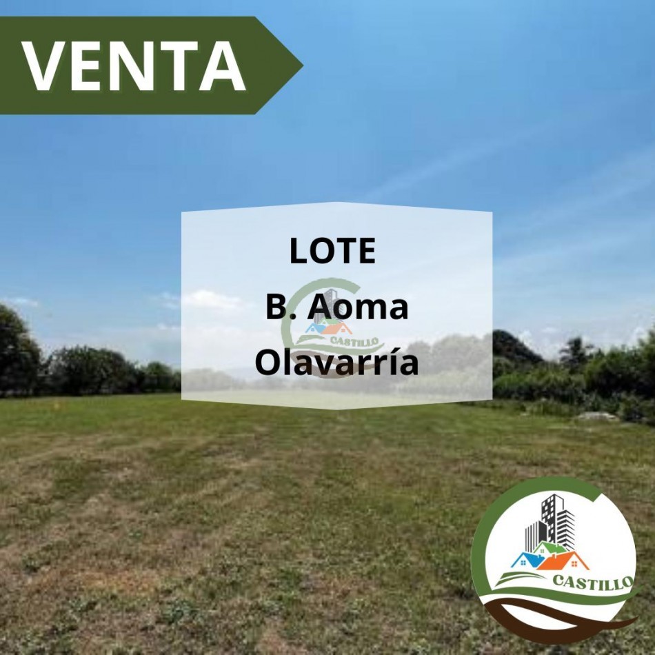 lote 650 m2 barrio aoma - olavarria
