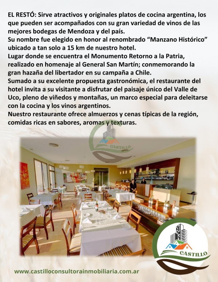Hotel 4 estrellas y casino - Mendoza - ruta del vino