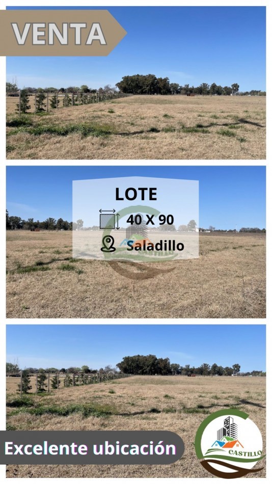 Lote 40 x 90 - Saladillo