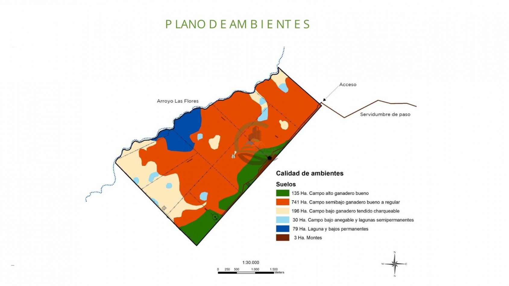 1184 ha Ganadero - Las Flores