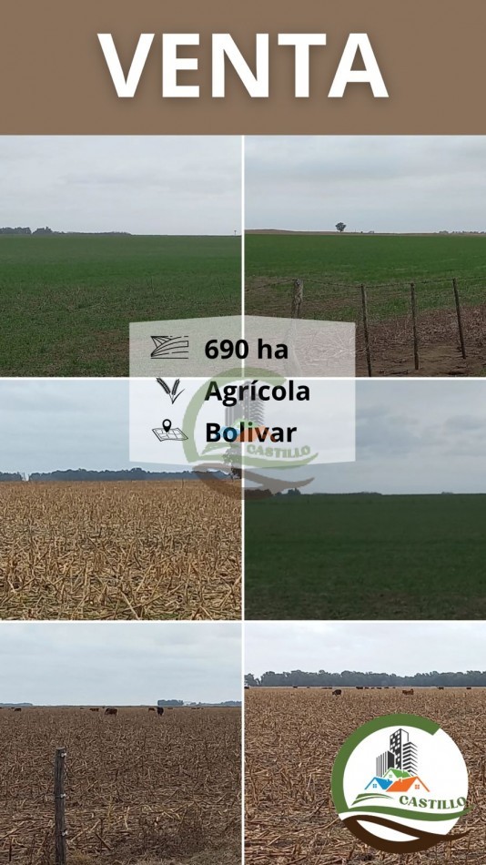 697 ha agricolas - bolivar