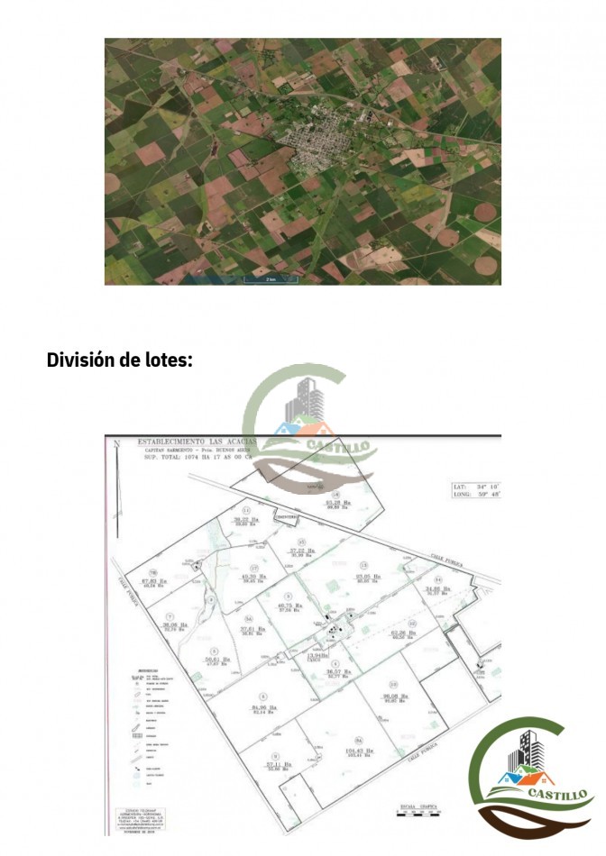1024 ha Agricolas - Capitan Sarmiento 