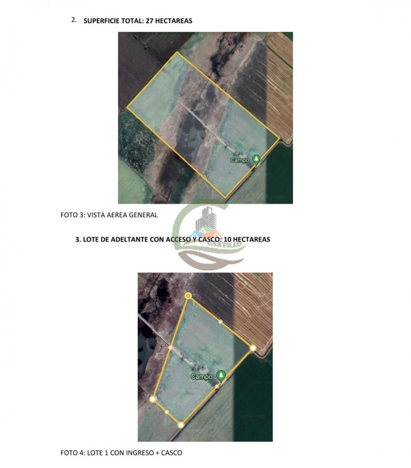 27 ha agricolas - pergamino