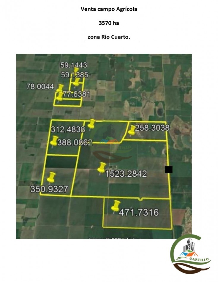 3570 ha Agricolas - Rio Cuarto