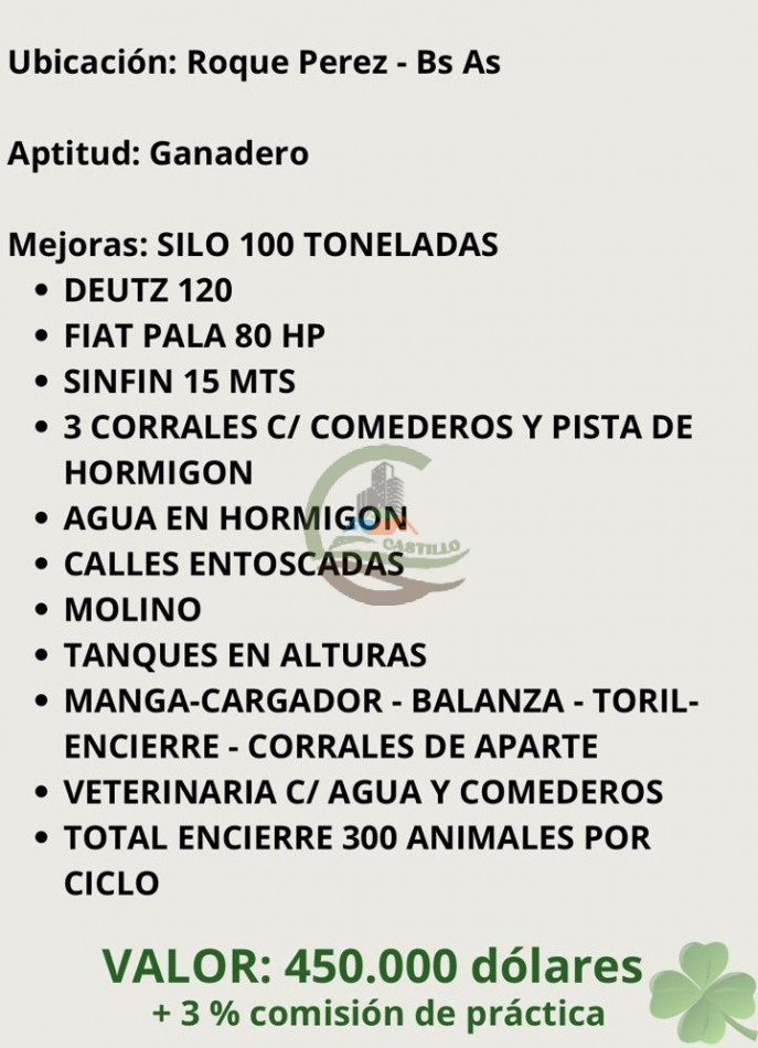 19 ha feedlot - roque perez
