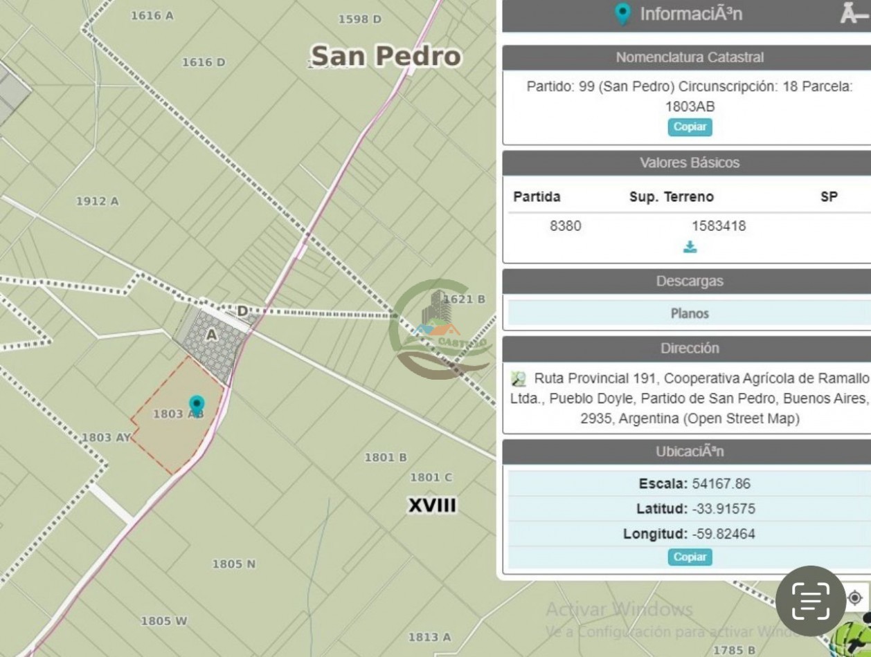 158 ha agricolas - san pedro