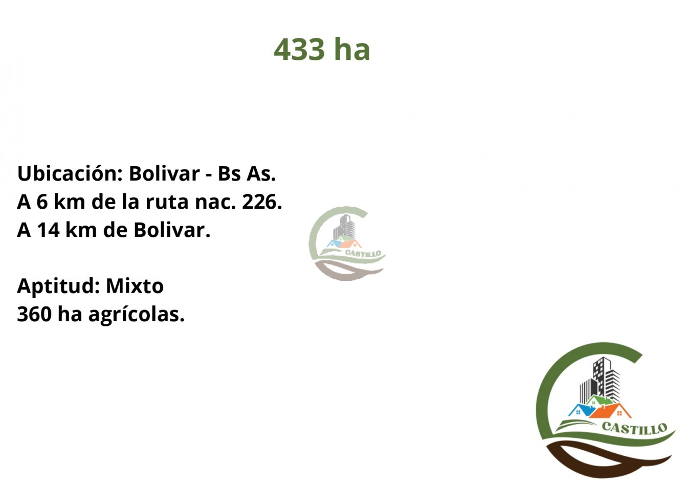 433 ha mixtas - bolivar