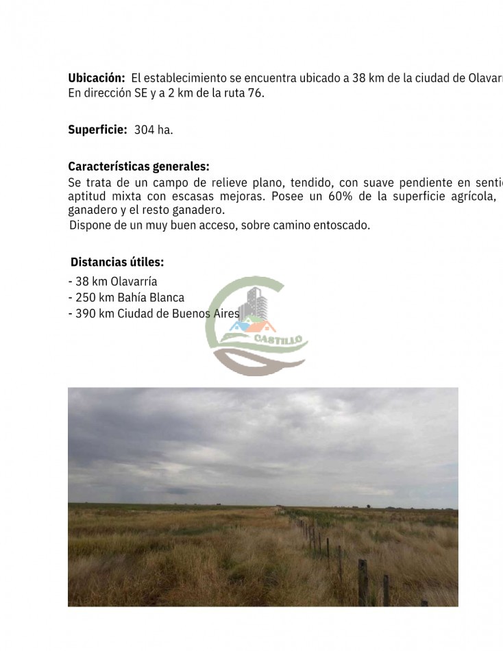 304 ha Mixtas - Olavarria 