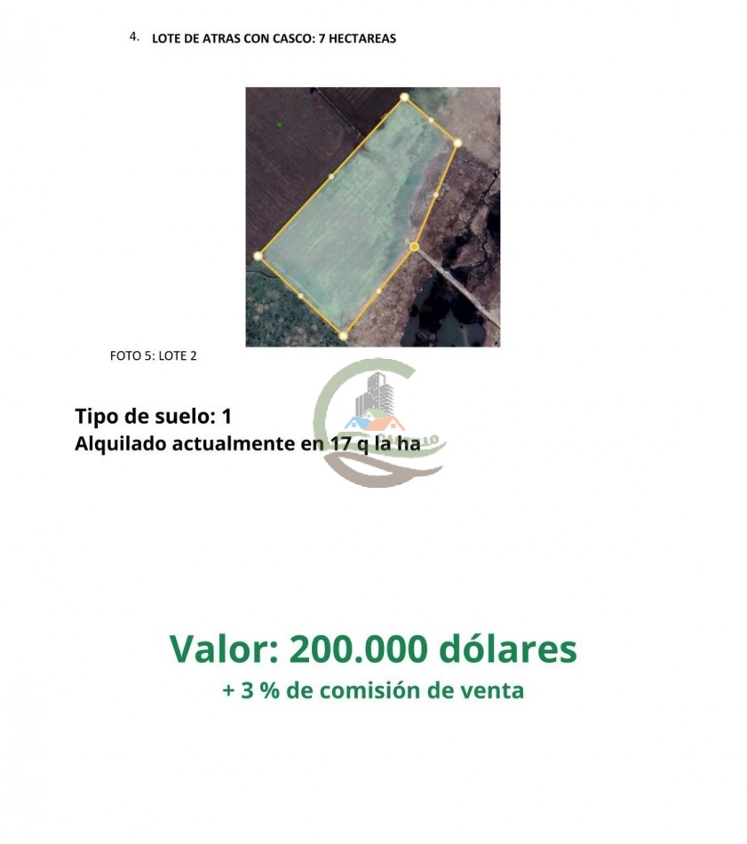 27 ha agricolas - pergamino