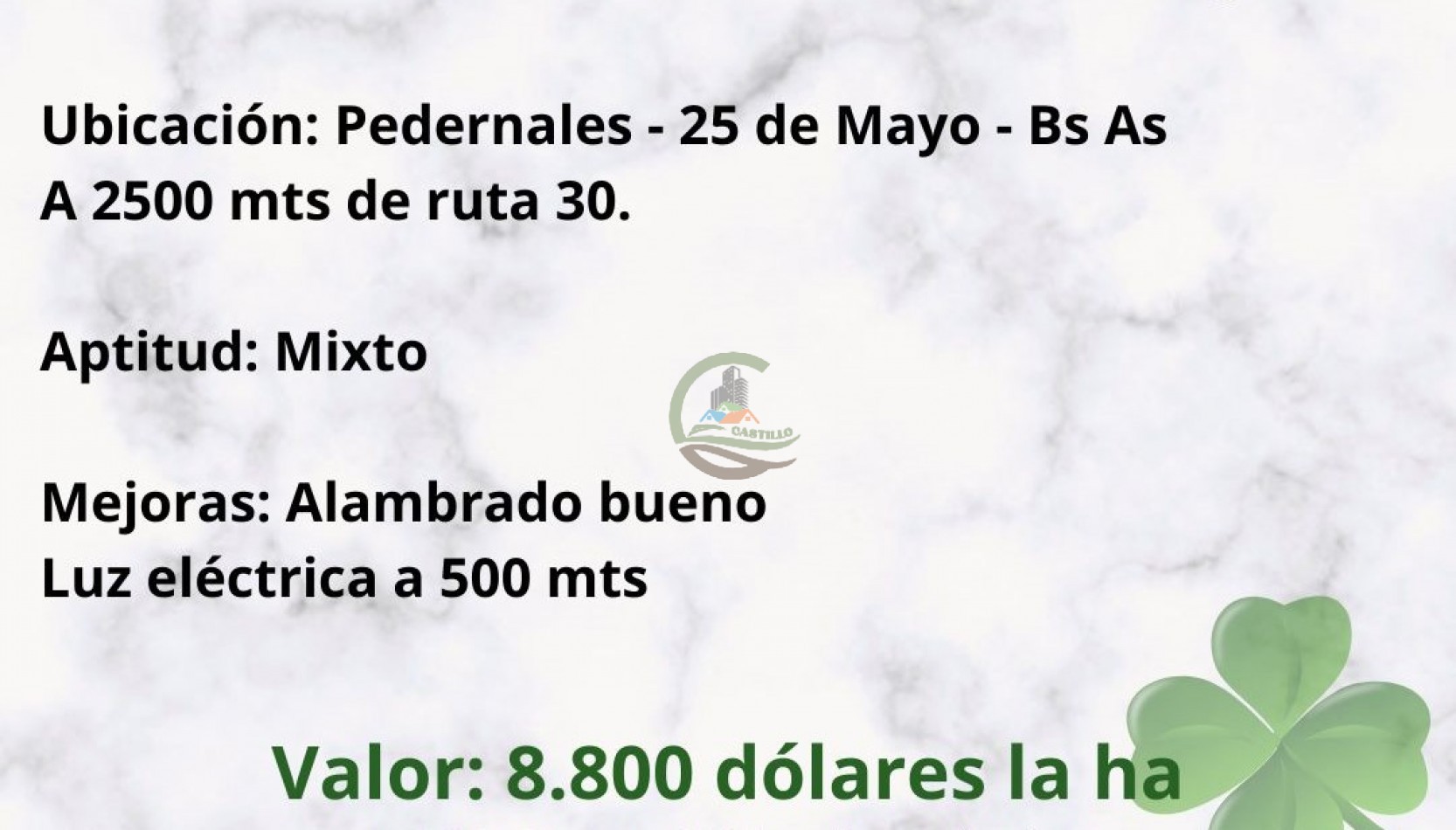 18 ha Mixtos - Pedernales