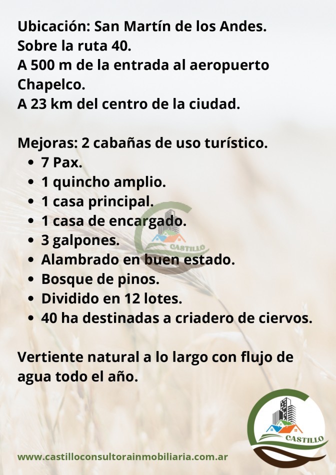 212 ha - san martin de los andes