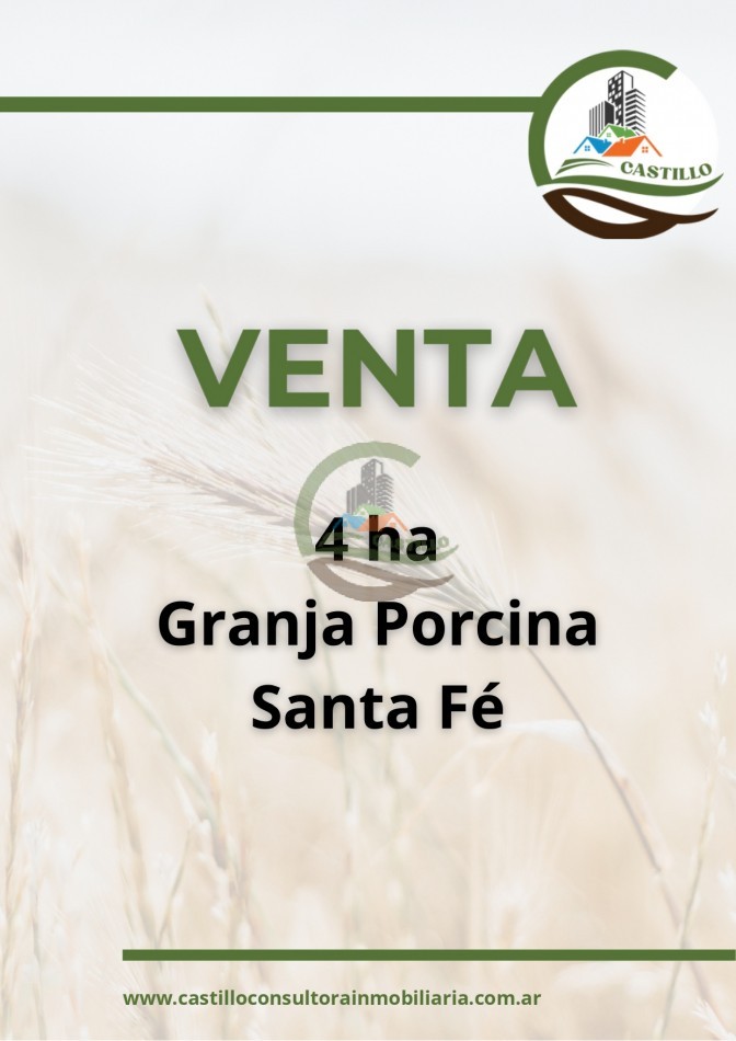 4 ha Granja porcina - santa fe