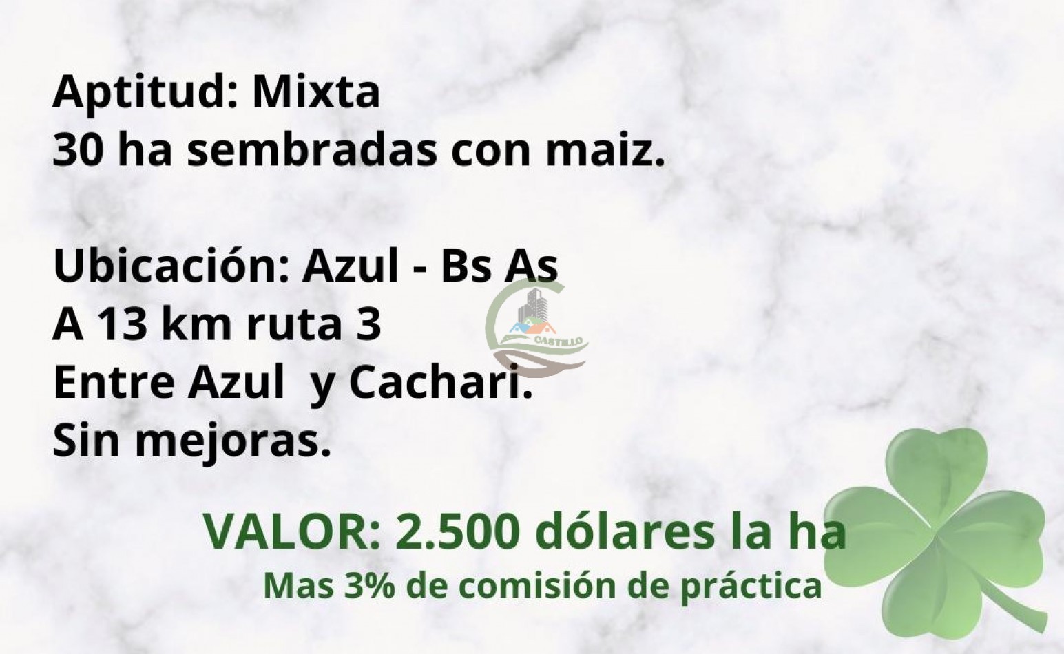 128 ha Mixtas - Azul