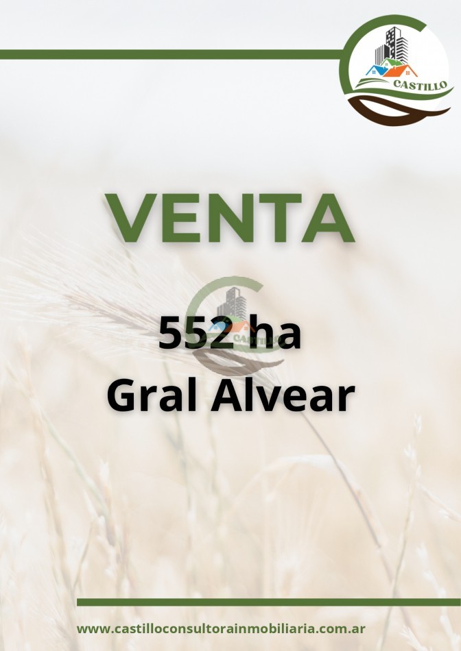 552 ha agricolas - gral alvear