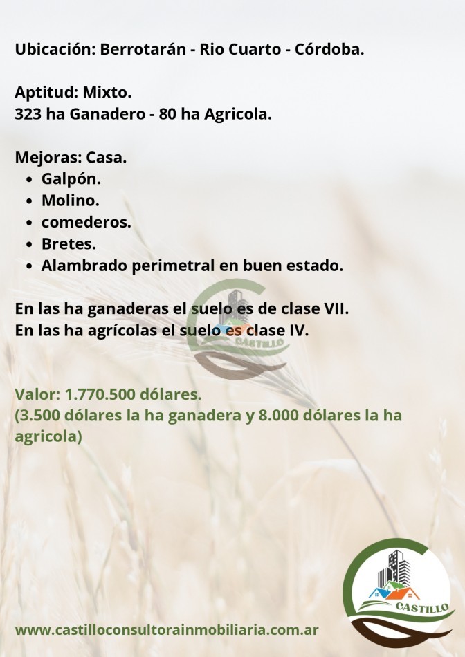 403 ha mixtas - rio cuarto