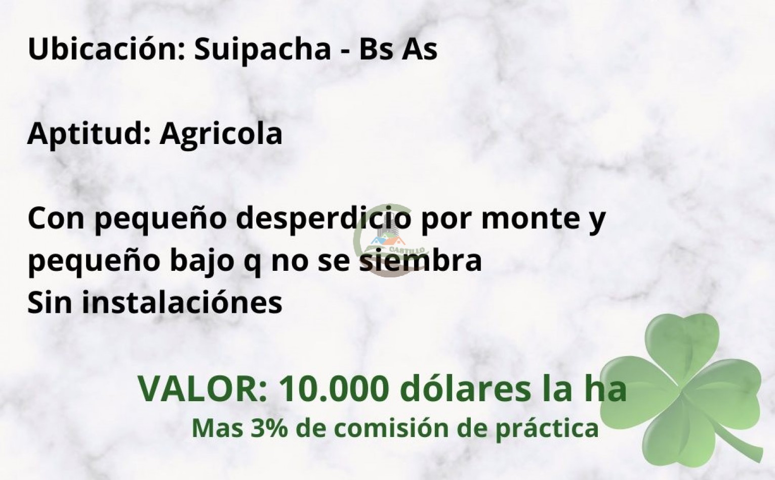 99 ha Agricolas - Suipacha