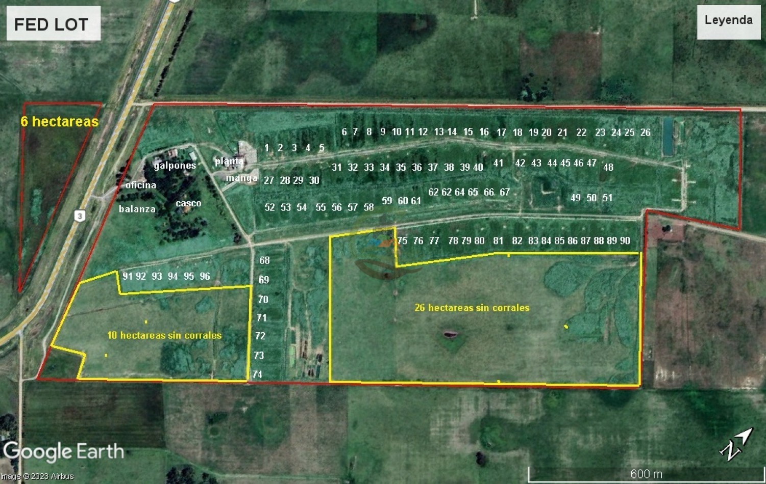 109 ha Feed Lot - Las Flores
