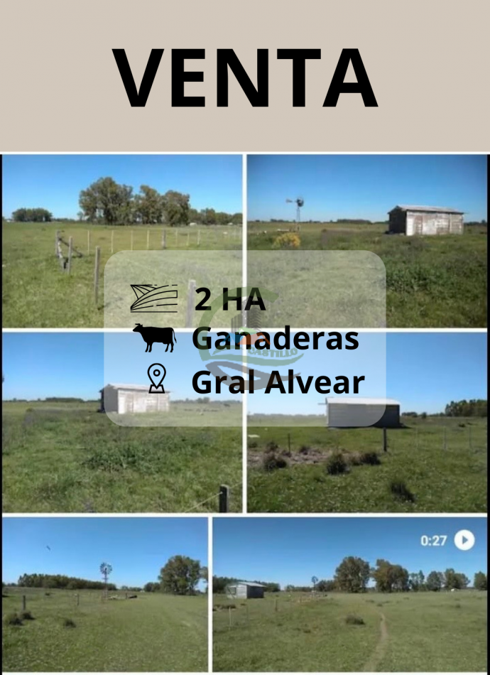 2 ha Ganaderas - Alvear