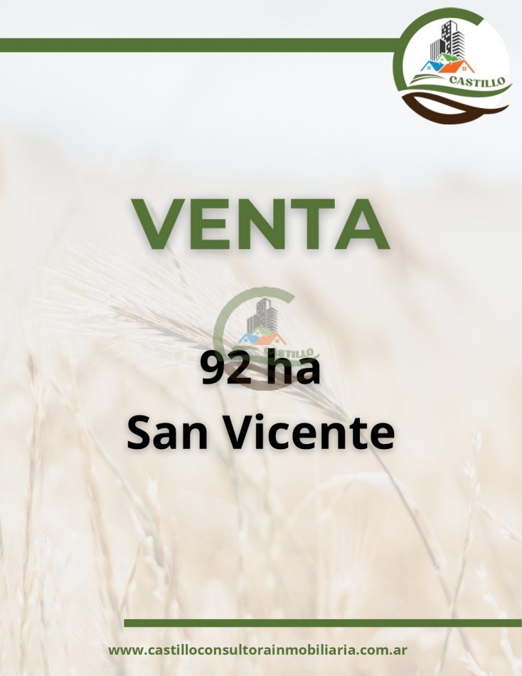 92 ha agricolas - san vicente