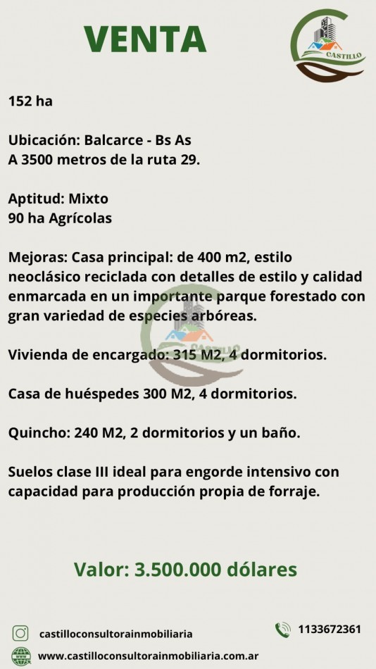 152 Ha Mixtas - Balcarce