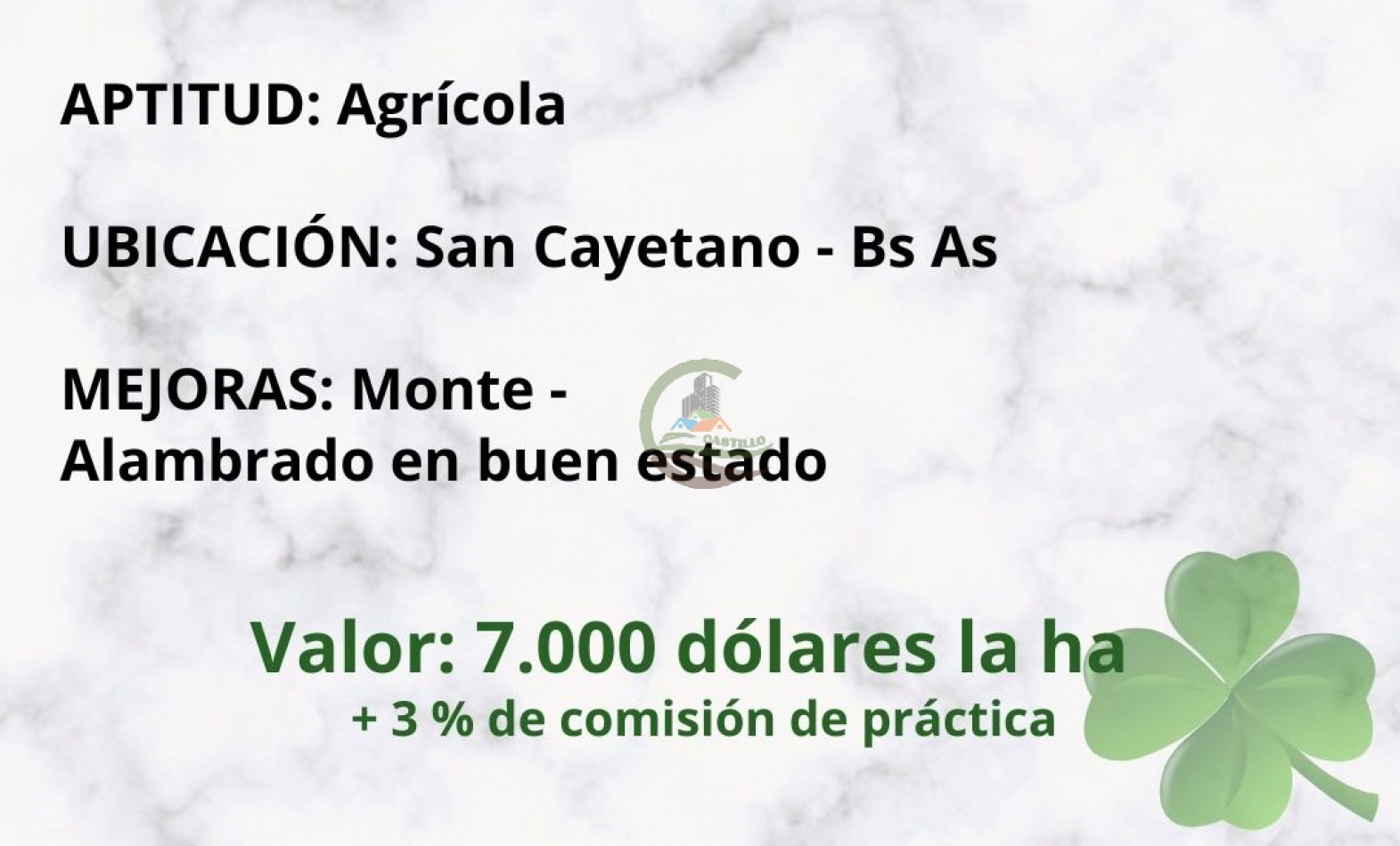 125 ha Agricolas - San Cayetano