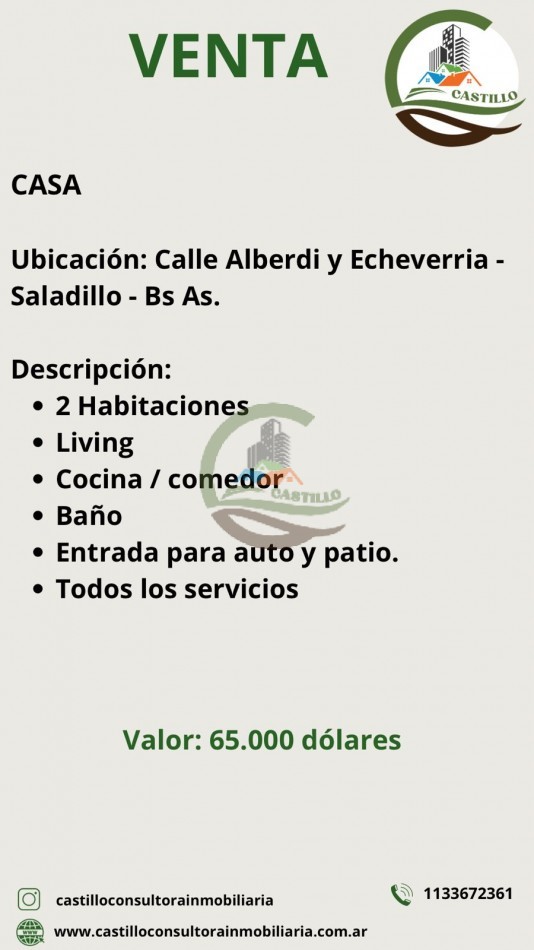 Casa 3 amb - Saladillo