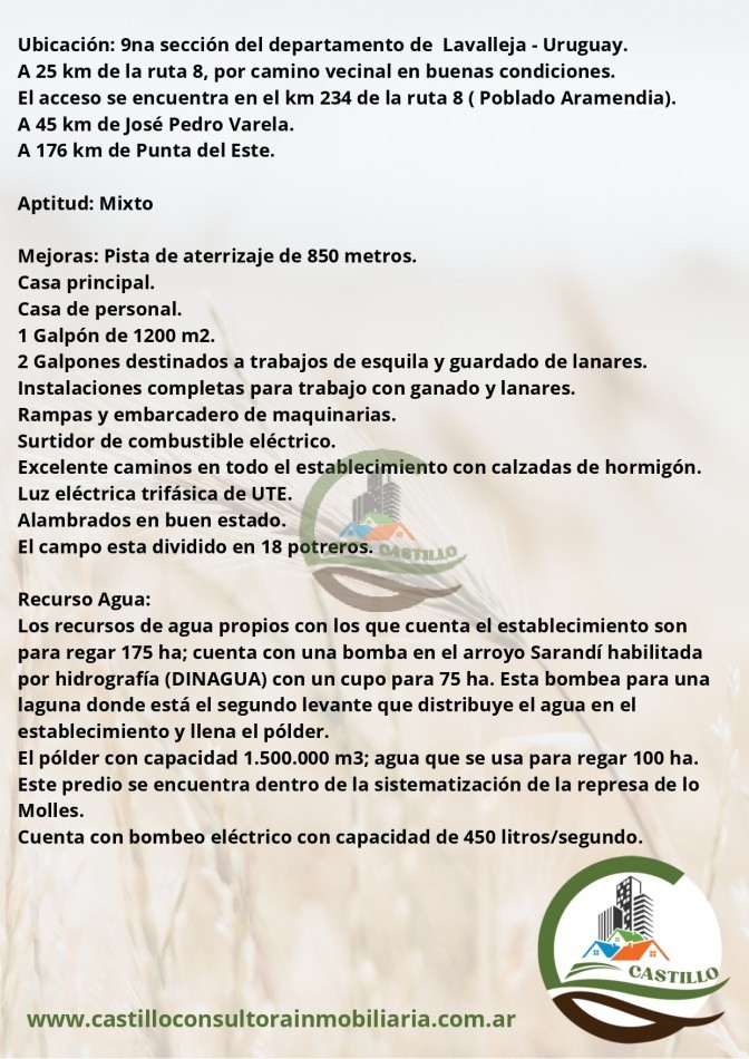 2109 ha mixtas - uruguay