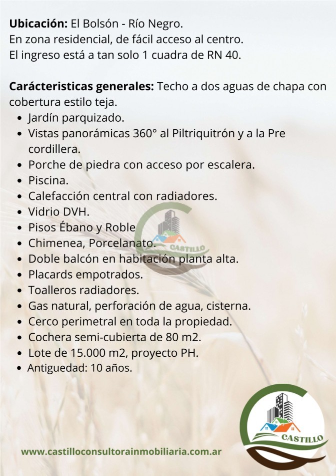 Complejo de cabañas - El Bolson