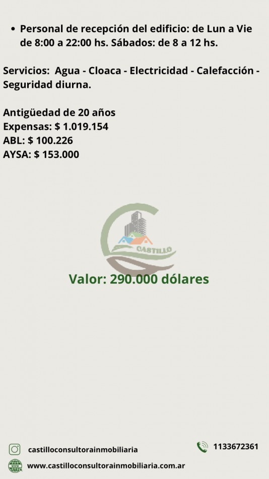 Oficina 190 m2 - Recoleta