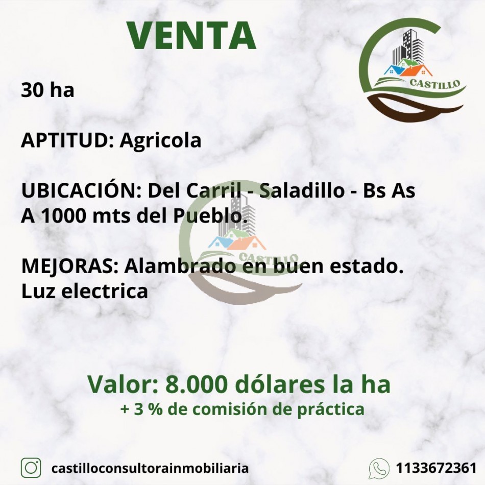 30 ha Agricolas - Saladillo