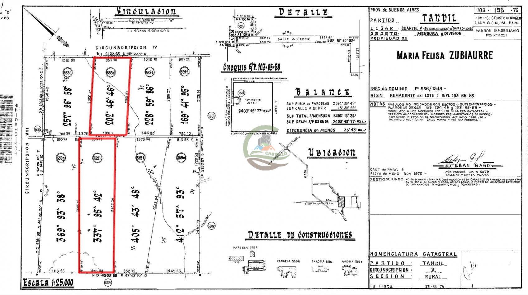 1007 Ha Agricolas - Tandil