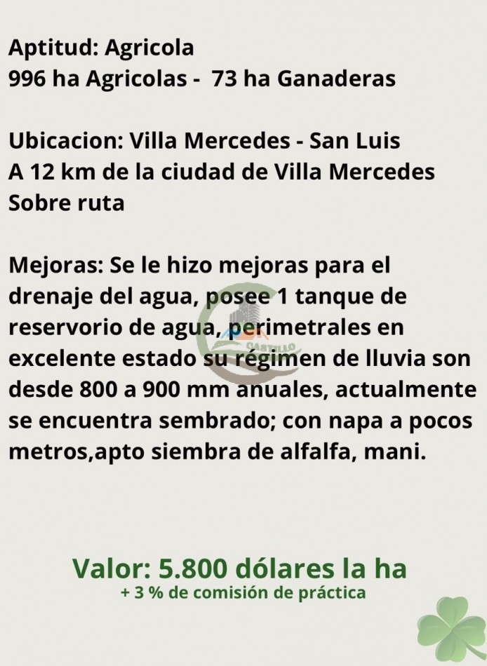 1069 ha Agricolas - San Luis