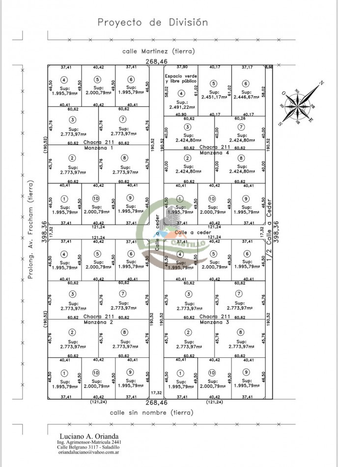 10,5 ha - Saladillo