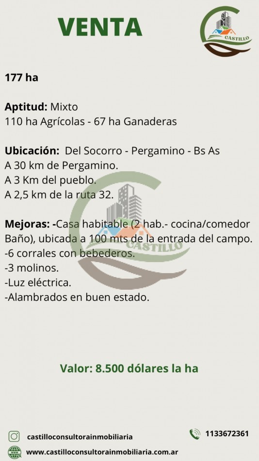 177 ha Mixtas - Pergamino 