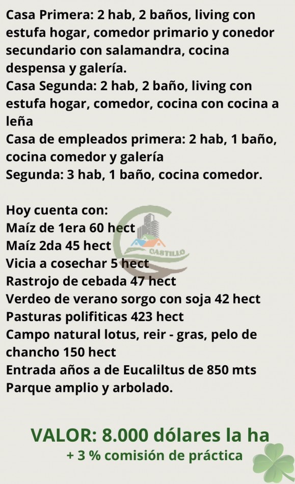 910 ha Mixto - 25 de Mayo