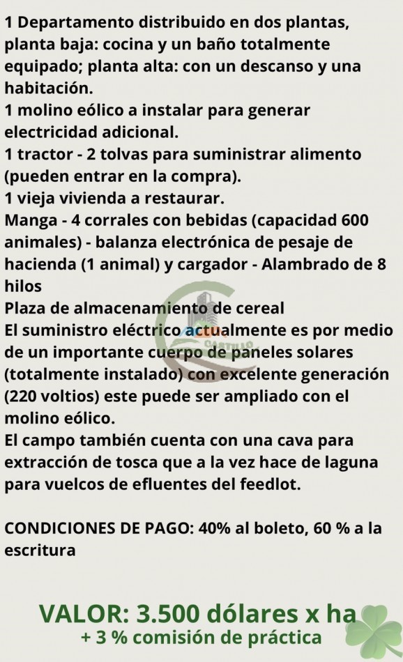 200 ha MIxtas . Tapalque 