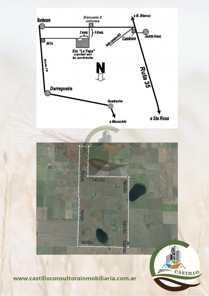 930 ha agricolas - bordenave