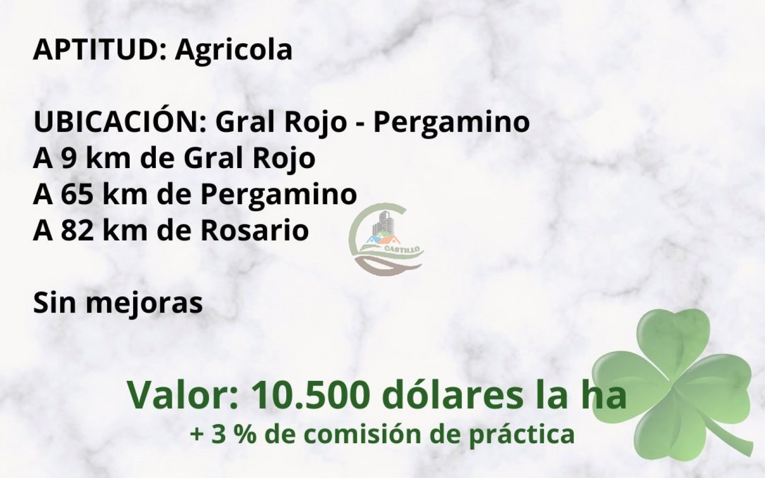 18 ha agricola - pergamino