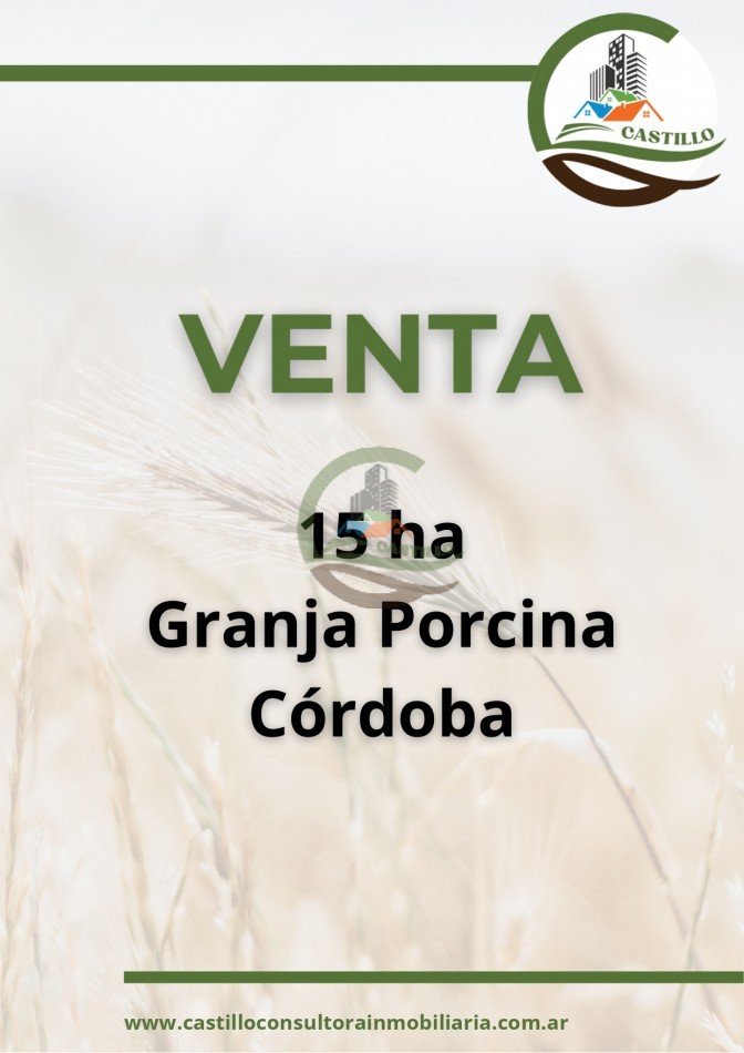 15 ha granja porcina - cordoba