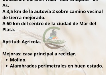 157 ha agricola - mar chiquita
