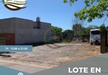 Lote de 13,86 x 21,65 - Las Flores