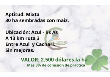128 ha Mixtas - Azul