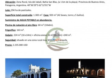 294 ha ganadero - bahia san blas